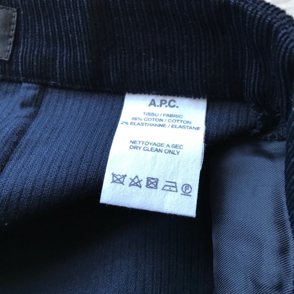 A.P.C. Coco Cotton-blend Corduroy Skirt In Blue 38 - Picture 6 of 10
